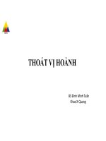 Ca lâm sàng thoát vị hoành