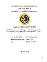 Chủ Đề tìm hiểu về các xu hướng phát triển của phong trào dân tộc và nội dung cương lĩnh dân tộc của chủ nghĩa mác – lênin