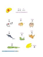 GIÁO TRÌNH TIẾNG TRUNG TRẺ EM TRUNG QUỐC《中文》教材第一册第6课