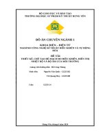 Zalo: 0936641078 Hỗ trợ đồ án, báo cáo, tiểu luận… DACN1 - Thiết kế, chế tạo hệ mạch Đo Điều khiển, hiển thị nhiệt Độ và Độ Ẩm của môi trường