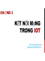 Bài giảng - Kết nối mạng trong IOT