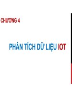 Bài giảng - Phân tích dữ liệu IOT