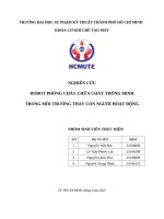 Nghiên cứu robot phòng cháy chữa cháy thông minh trong môi trường thay con người hoạt Động