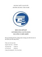 Đề tài hệ thống bãi Đỗ xe thông minh sử dụng cảm biến siêu Âm và thẻ rfid trên nền tảng esp32