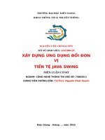 Xây dựng Ứng dụng Đổi Đơn vị tiền tệ java swing