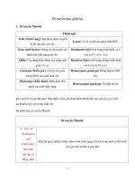 Di truyền học - Ôn tập giữa kỳ