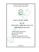 Tính toán, thiết kế cung cấp Điện khách sạn sapa