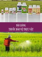 BÀI GIẢNG - THUỐC BẢO VỆ THỰC VẬT ( combo full slides  )