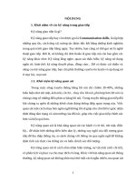 Tiểu luận KNGT - Ứng dụng kỹ năng quan sát, kỹ năng lắng nghe trong môi trường công sở