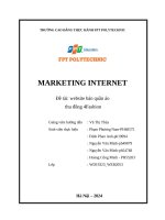 Marketing internet Đề tài website bán quần Áo thu Đông 4fas