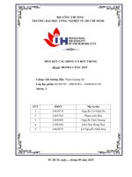 IUH - Tiểu luận Kết cấu động cơ đốt trong - HONDA CIVIC 2025
