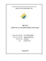 Đồ Án 3 thiết kế và lập trình robot chữa cháy