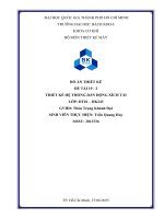 Đồ Án thiết kế Đề tài 19   2 thiết kế hệ thống dẫn Động xích tải