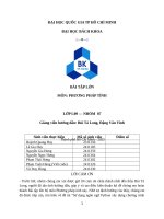 Bài tập lớn môn phương pháp tính