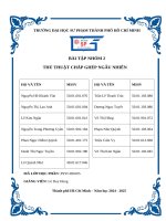 Bài tập nhóm 2 thủ thuật chắp ghép ngẫu nhiên