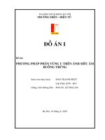 Đề tài phương pháp phân vùng u trên Ảnh siêu Âm buồng trứng