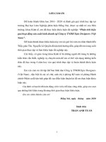 Phân tích hiệu quả hoạt Động sxkd tại công ty epic designer viet nam