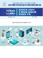 Trí tuệ nhân tạo trong y tế