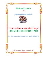 Các chủ Đề nâng cao toán 6 hình học mới
