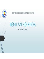 Bệnh Án nội khoa lâm sàng