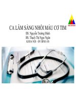 Ca lâm sàng nhồi máu cơ tim