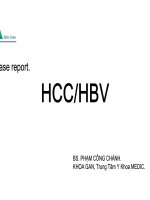 Ca lâm sàng hcc hbv