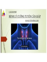 Bệnh lý cường tuyến cận giáp
