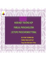 Nhân một trường hợp familial paraganglioma