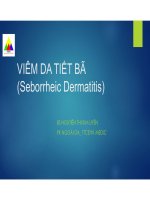 Viêm da tiết bã