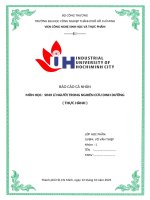 IUH - BÁO CÁO CÁ NHÂN - SINH LÍ NGƯỜI TRONG NGHIÊN CỨU DINH DƯỠNG ( THỰC HÀNH )