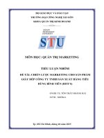 Chiến lược marketing của BITI'S