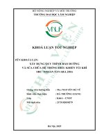 Xây dựng quy trình bảo dưỡng và sửa chữa hệ thống Điều khiển túi khí src nissan navara   2016