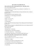 ĐỀ CƯƠNG VLCK KIỂM TRA Giữa kỳ