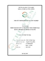 Thiết kế bản vẽ và thi công nhà Ở hiện Đại dùng cho hộ gia Đình 4 5 người