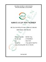 Nghiên cứu Đặc tính lực phanh trên băng thử phanh