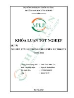 Nghiên cứu hệ thống treo trên xe toyota vios 2021