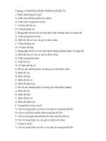 Ôn tập giữa kỳ - PHƯƠNG PHÁP THỐNG KÊ MÔ TẢ