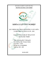 Quy trình chẩn Đoán, bảo dưỡng và sửa chữa ly hợp trên xe lexus lx 570  2015