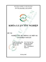 Nghiên cứu hệ thống lái trên xe Ô tô Điện vinfast