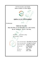 Thiết kế tòa nhà trụ sở công an xã thượng lan, bắc giang Địa chỉ thượng lan, việt yên, bắc giang