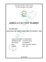 Khai thác hệ thống treo trên Ô tô mazda 3   2019