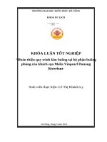 Hoàn thiện quy trình làm buồng tại bộ phận buồng phòng của khách sạn melia vinpearl danang riverfont