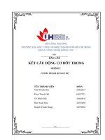 IUH - BÁO CÁO KẾT CẤU ĐỘNG CƠ ĐỐT TRONG - TÌM HIỂU VỀ XE AUDI A7 SPORTBACK (C8) 2018