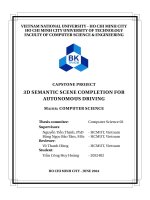 Luận văn 3d semantic scene completion for autonomous driving