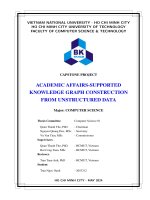 Luận văn academic affairs supported knowledge graph construction from unstructured data
