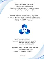 Luận văn a multi objective scheduling approach to power devices from lithium ion batteries using pmsbx nsga ii