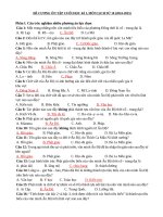 Đc Ôn tập cuối hk i, k10, 2024, gv   có Đáp Án