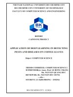 Luận văn application of deep learning in detecting pests and diseases on coffee leaves
