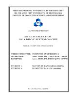 Luận văn an ai accelerator on a risc v system on chip