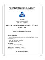 Luận văn a jetson xavier based smart check in